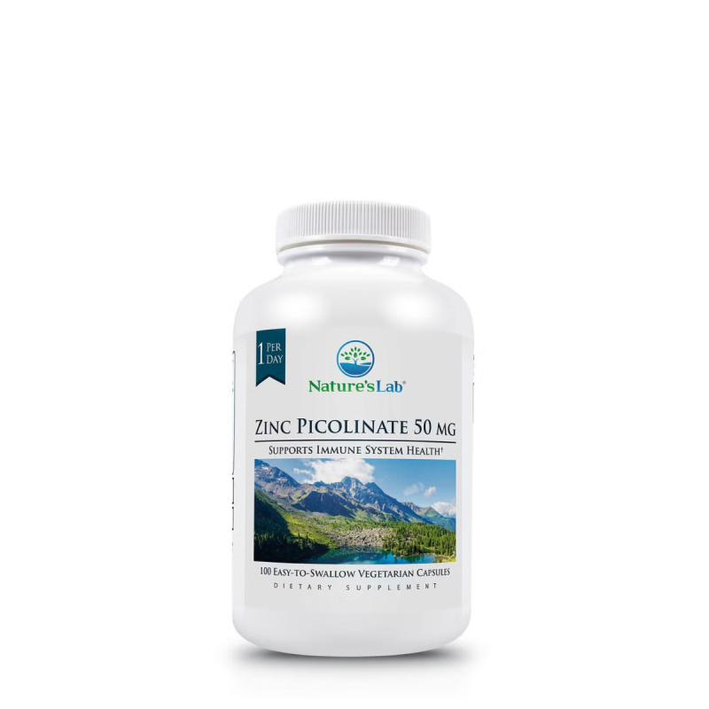 Nature's Lab Zinc Picolinate, Zinc Picolinate 50 Mg, 100 Cps