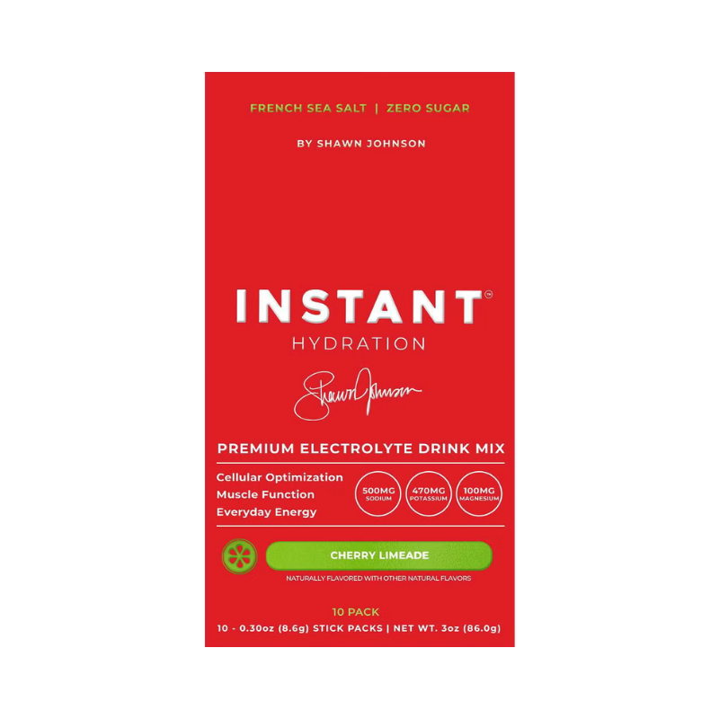 Instant Hydration, Premium Electrolyte Drink Mix, Electroliti Cu Aroma De Cirese Si Lime, 1 Plic, 8,6 G
