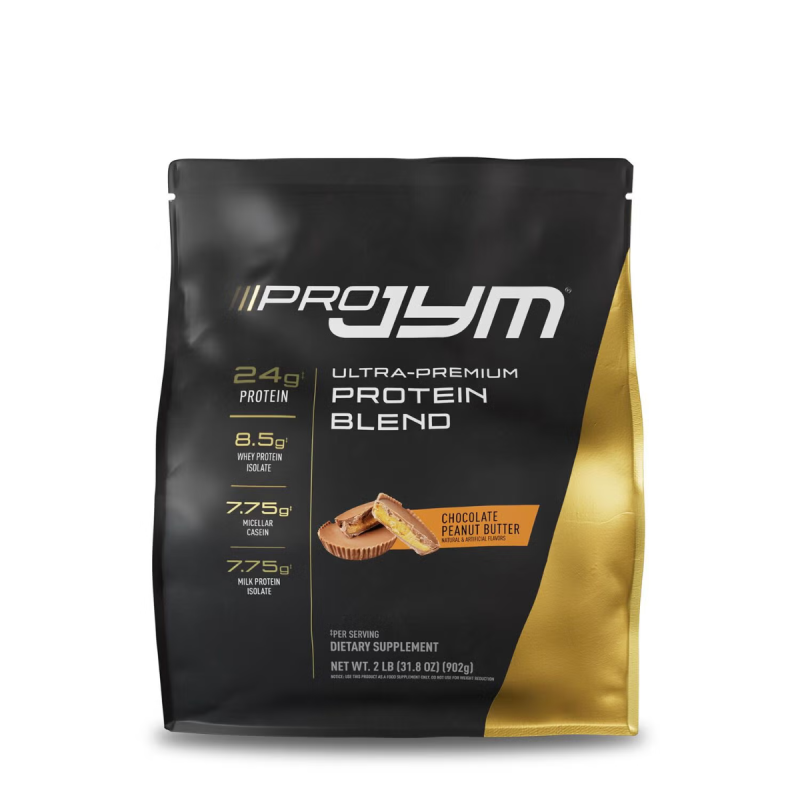 Jym Pro Jym Ultra-premium Protein Blend, Mix De Proteina Premium Cu Aroma De Ciocolata Si Unt De Arahide, 902 G