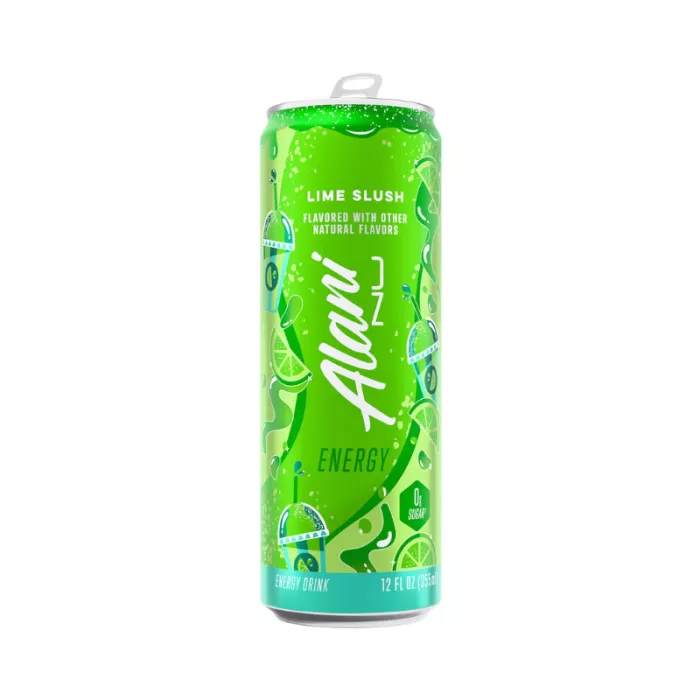 Alani Nu Energy Drink With Lime Slush Flavor, Energizant Cu Aroma De Lime, 355 Ml