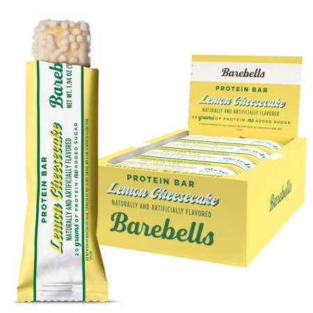 Barebells Protein Bar Lemon Cheesecake, Baton Proteic Cu Aroma De Cheesecake Cu Lamaie , 55g