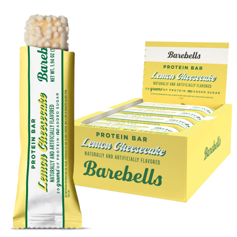 Barebells Protein Bar Lemon Cheesecake, Baton Proteic Cu Aroma De Cheesecake Cu Lamaie , 55g