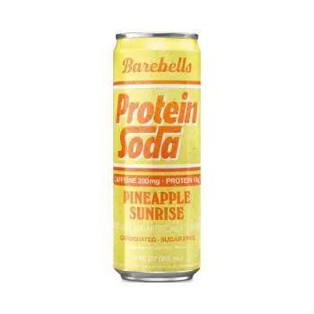 Barebells Protein Soda With Pineapple Flavor, Bautura Proteica Carbogazoasa Cu Aroma De Ananas, 355 Ml