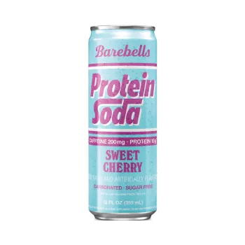 Barebells Protein Soda With Cherry Flavor, Bautura Proteica Carbogazoasa Cu Aroma De Cirese, 355 Ml