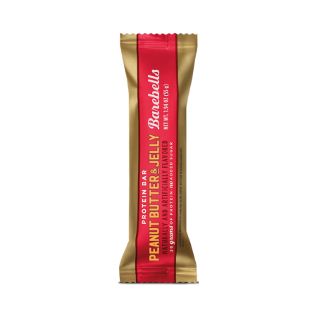 Barebells Protein Bar With Peanut Butter & Jelly Flavor, Baton Proteic Cu Aroma De Unt De Arahide Si Jeleu Fructat, 55 G