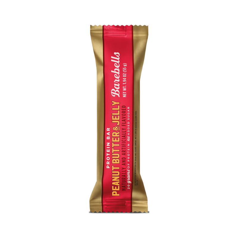 Barebells Protein Bar With Peanut Butter & Jelly Flavor, Baton Proteic Cu Aroma De Unt De Arahide Si Jeleu Fructat, 55 G