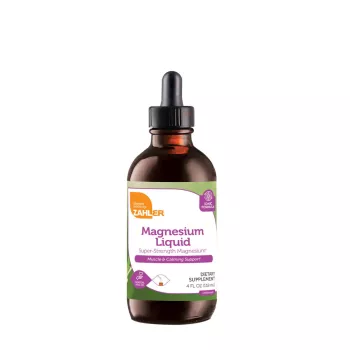 Zahler Magnesium Liquid Unflavored, Magneziu Chloride, 118 Ml