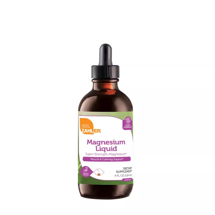 Zahler Magnesium Liquid Unflavored, Magneziu Chloride, 118 Ml