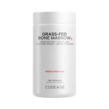 Codeage Grass-fed Bone Marrow, 3000 Mg Bone Extract, Extract De Maduva Osoasa De La Animale Hranite Cu Iarba, 3000 Mg Extract Osos, 180 Cps