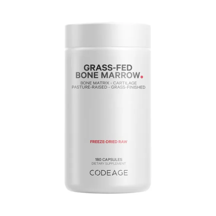 Codeage Grass-fed Bone Marrow, 3000 Mg Bone Extract, Extract De Maduva Osoasa De La Animale Hranite Cu Iarba, 3000 Mg Extract Osos, 180 Cps