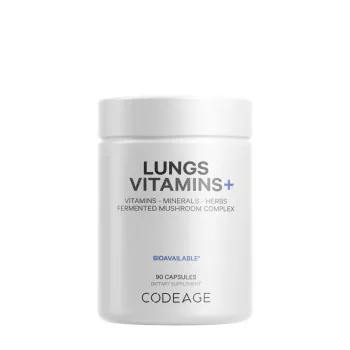 Codeage Lungs Vitamins, Formula Complexa Pentru Imbunatatirea Respiratiei, 90 Cps