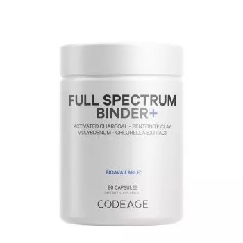 Codeage Universal Binder + Full Spectrum, Formula Pentru Eliminarea Toxinelor Si Sustinerea Microbiomului, 90 Cps