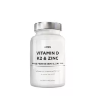 Codeage Amen Vitamin D - K2 & Zinc - Vitamin D3, Formula Pentru Imunitate, Oase Puternice Si Protectie Cardiovasculara, 60 Cps