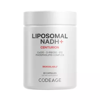 Codeage Liposomal Nadh+, Coq10, B12 Si D-riboza, Suport Avansat Pentru Energie Celulara, 60 Cps
