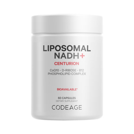 Codeage  Liposomal Nadh+, Coq10, B12 Si D-riboza, Suport Avansat Pentru Energie Celulara, 60 Cps