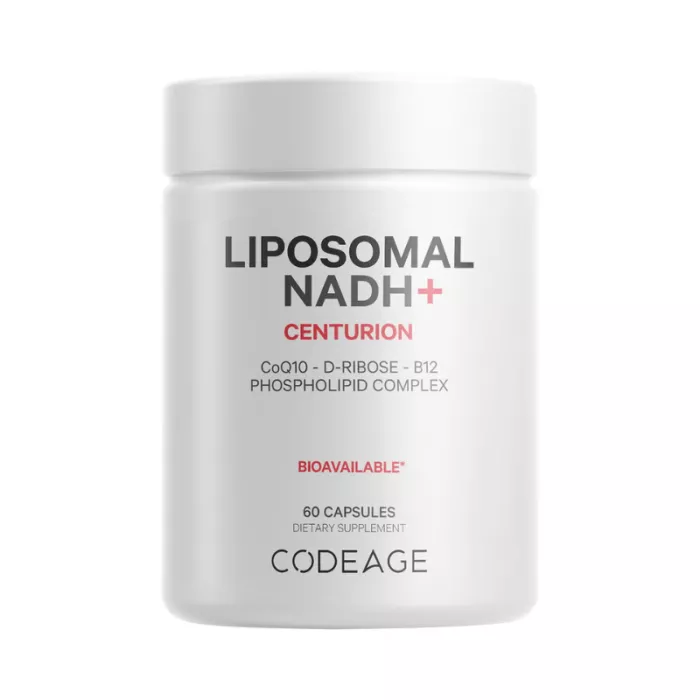 Codeage Liposomal Nadh+, Coq10, B12 Si D-riboza, Suport Avansat Pentru Energie Celulara, 60 Cps