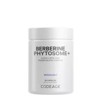 Codeage Berberine Phytosome,formula Pentru Echilibru Glicemic Si Sustinerea Metabolismului Cu Berberina, 60 Cps
