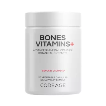 Codeage Bones Vitamins+, Formula Avansata Pentru Sanatatea Oaselor, 90 Cps