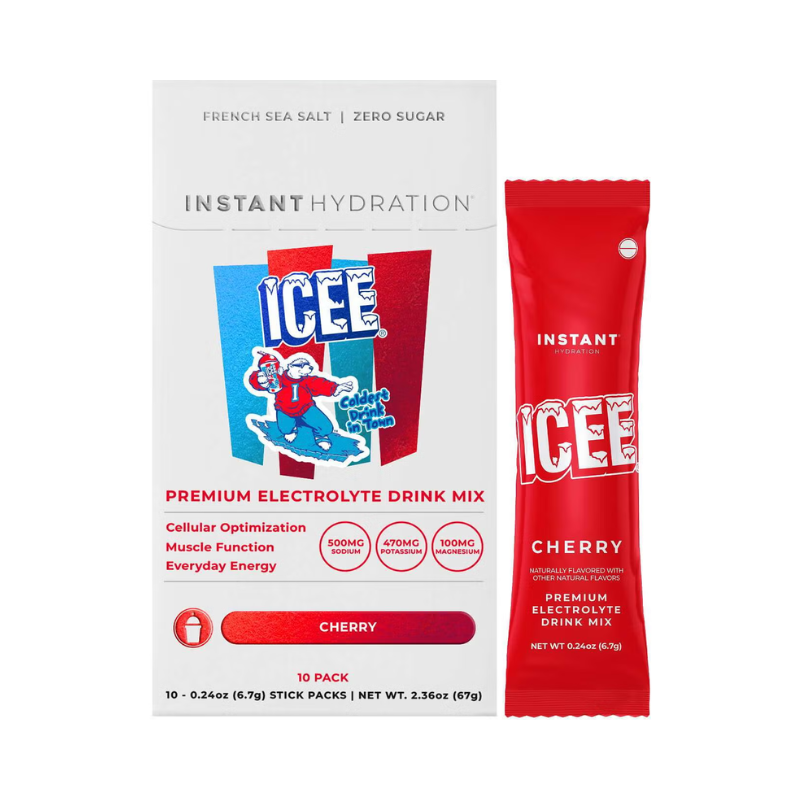 Instant Hydration, Premium Electrolyte Drink Mix, Electroliti Cu Aroma De Cirese Icee, 1 Plic 6.7 G