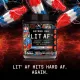 Gnc Beyond Raw Lit Af V2, Formula Avansata De Pre-workout, Cu Aroma De Patriot Pop, 432 G