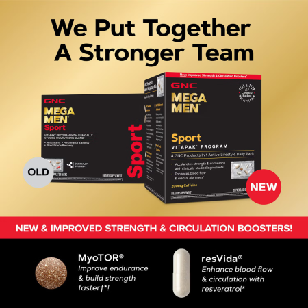 Gnc Mega Men Sport Vitapak Program, Complex De Multivitamine Pentru Barbati Vitapak, 30 Pachetele
