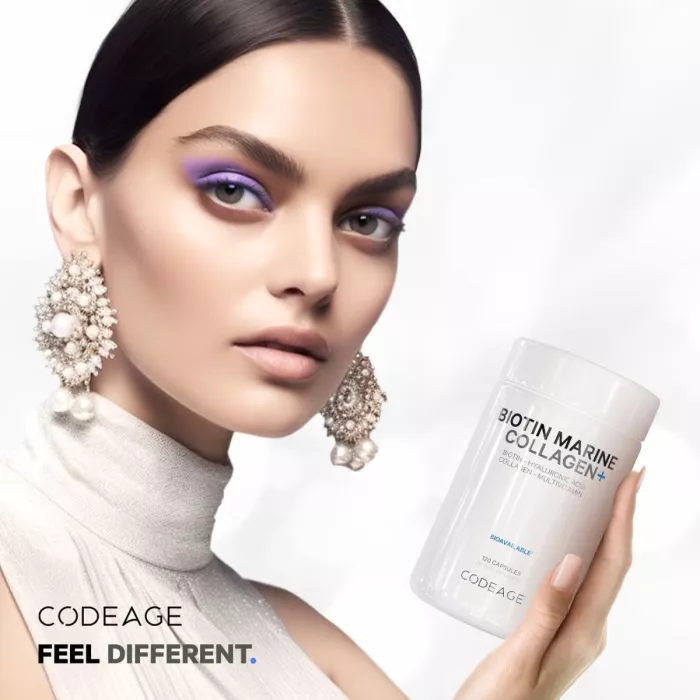 Codeage Biotin Marine Collagen+formula Completa Cu Colagen Marin Si Acid Hyaluronic, 120 Cps Codeage Biotin Marine Collagen+formula Completa Cu Colagen Marin Si Acid Hyaluronic, 120 Cps