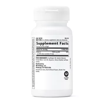 Gnc Beta-caroten 15 Mg, Antioxidant Pentru Piele Si Vedere, 180 Cps