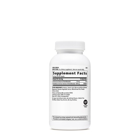 Acid pantotenic 500 mg (100 cps), GNC Live Well