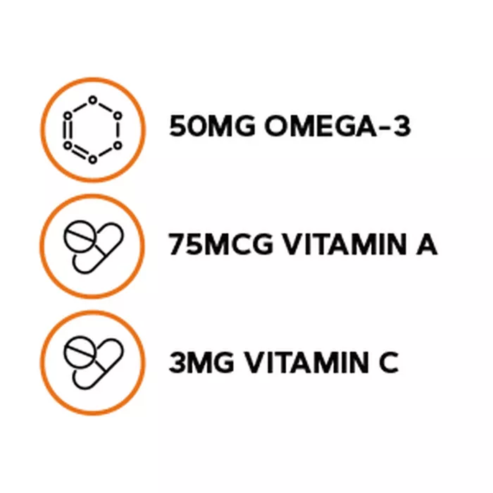 Gnc Milestones Kids Gummy Dha, Acizi Grasi Omega-3 Pentru Copii 2-12 Ani, Cu Aroma Naturala De Zmeura Si Lamaie, 120 Jeleuri Gnc Milestones Kids Gummy Dha, Acizi Grasi Omega-3 Pentru Copii 2-12 Ani, Cu Aroma Naturala De Zmeura Si Lamaie, 120 Jeleuri