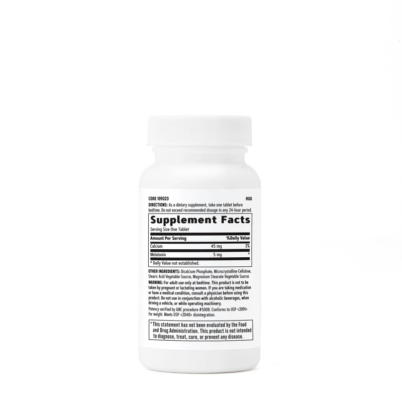 Melatonin 5 mg (60 tb), GNC Live Well