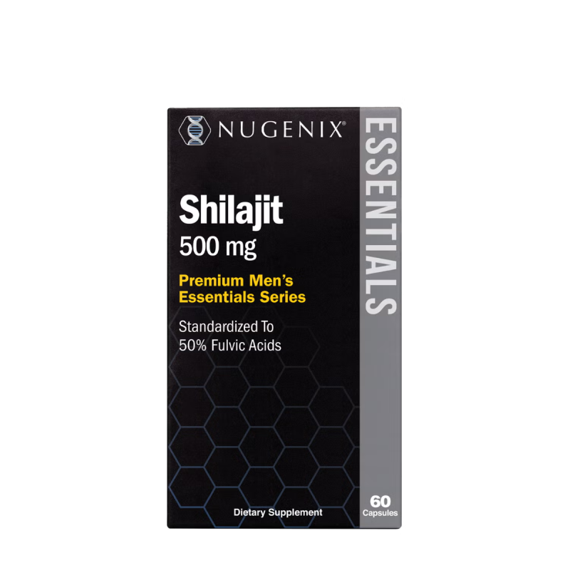 Nugenix Shilajit 500 Mg, Rasina Pura De Shilajit Din Himalaya, 60 Cps