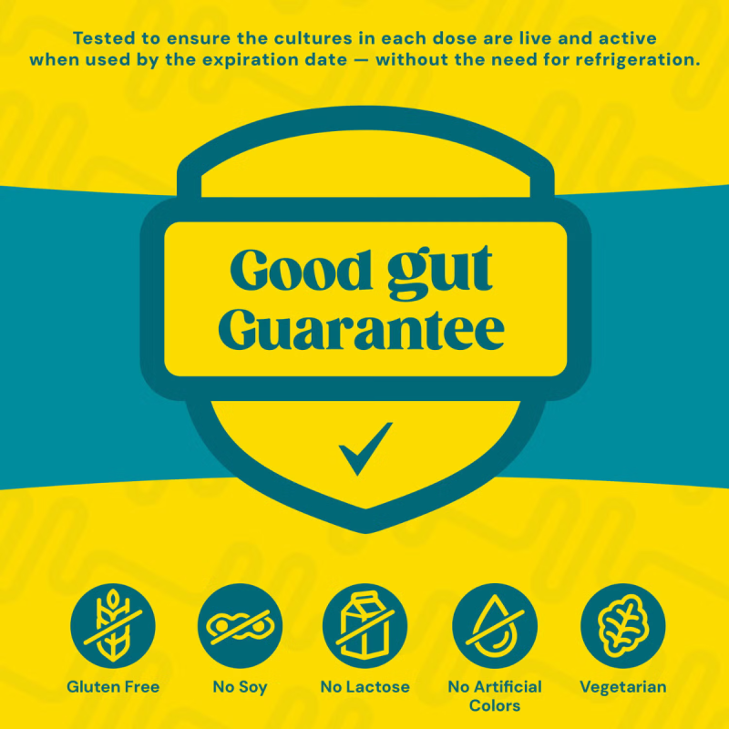 Gnc Gut Health Daily Synbiotic, Formula Studiata Clinic, 10 Miliarde Ufc Culturi Vii, Pentru Digestie Si Microbiom Cu Probiotice Si Prebiotice, 30 Cps
