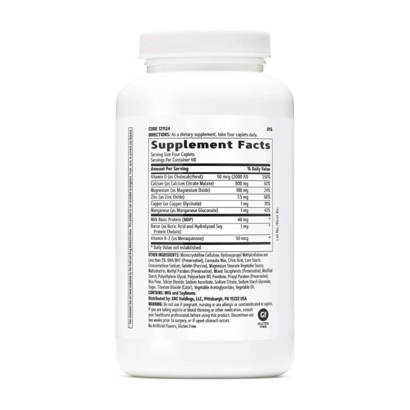 Gnc Calcimate Complete, Calciu Citrat Malat, 240 Tb