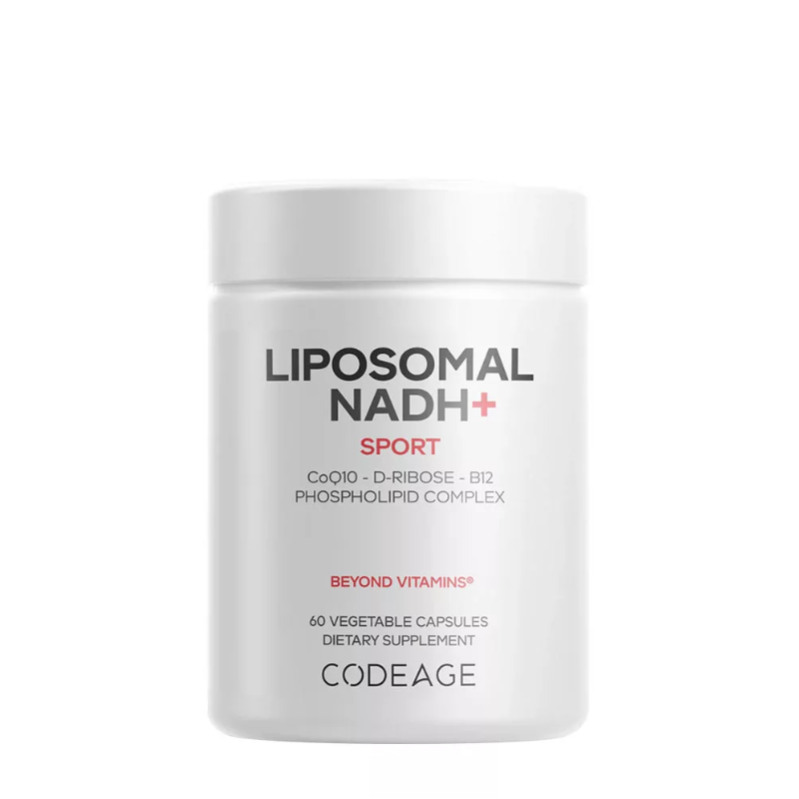 Codeage  Liposomal Nadh+, Coq10, B12 Si D-riboza, Suport Avansat Pentru Energie Celulara, 60 Cps