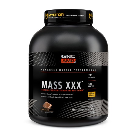 Amp Mass Xxx, gainer proteic cu aroma de ciocolata (2730 G), GNC Live Well