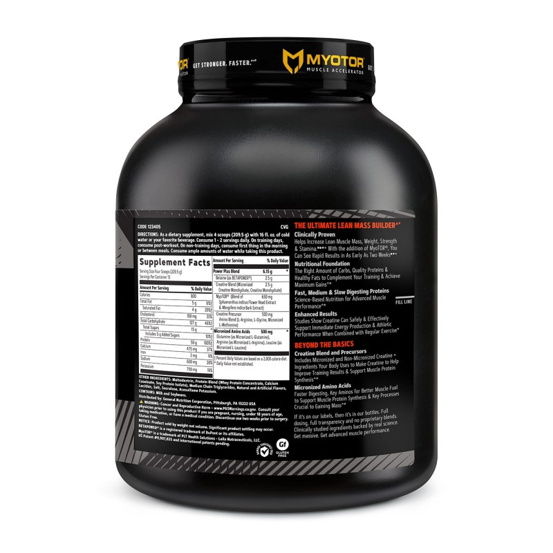 Amp mass xxx, gainer proteic cu aroma de vanilie (2724 G), GNC Live Well