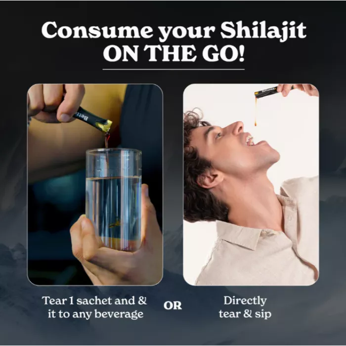 Better Alt Himalayan Shilajit Honey Sticks, Pliculete De Shilajit Din Himalaya Si Miere Cu 75% Acid Fulvic, 30 Pliculete Better Alt Himalayan Shilajit Honey Sticks, Pliculete De Shilajit Din Himalaya Si Miere Cu 75% Acid Fulvic, 30 Pliculete