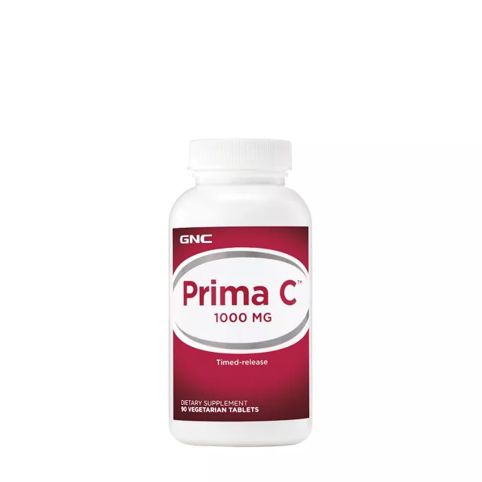 Gnc Prima C 1000 Mg, Vitamina C Liposolubila Si Hidrosolubila Cu Bioflavonoide Si Eliberare Prelungita, 90 Tb Gnc Prima C 1000 Mg, Vitamina C Liposolubila Si Hidrosolubila Cu Bioflavonoide Si Eliberare Prelungita, 90 Tb