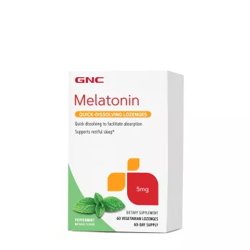 Gnc Melatonina 5 Mg, Cu Aroma De Menta, 60 Tb Gnc Melatonina 5 Mg, Cu Aroma De Menta, 60 Tb