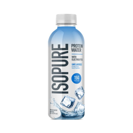 Isopure Protein Water, Bautura Proteica Cu Electroliti Fara Aroma, 591 Ml