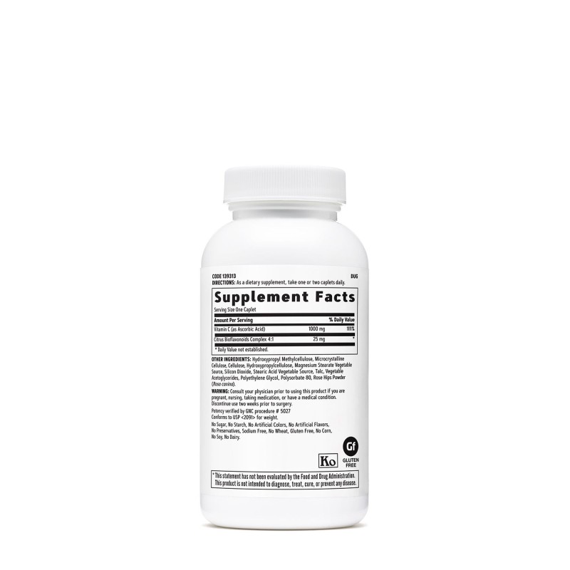 Vitamina C 1000 mg cu bioflavonoide si eliberare prelungita (90 tb), GNC Live Well