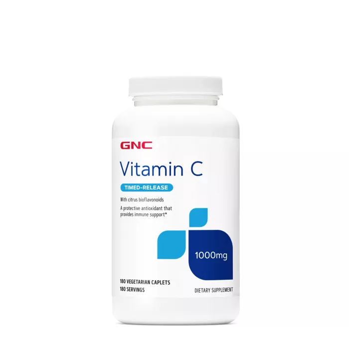 Gnc Vitamina C 1000 Mg Cu Bioflavonoide Si Eliberare Prelungita, 180 Tb Gnc Vitamina C 1000 Mg Cu Bioflavonoide Si Eliberare Prelungita, 180 Tb