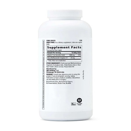 Gnc Vitamina C 1000 Mg, Cu Bioflavonoide Si Pulbere De Macese, 360 Tb