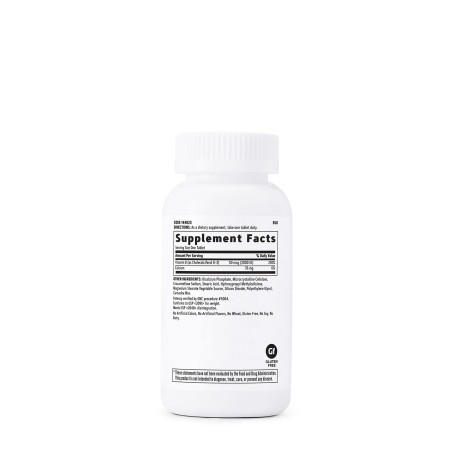 Vitamina D-3 - 50 mcg (2000 Ui) naturala 100% din lanolina (180 tb), GNC Live Well