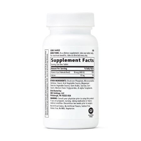 Vitamina D-3 naturala 100% din lanolina 400 ui (100 tb), GNC Live Well