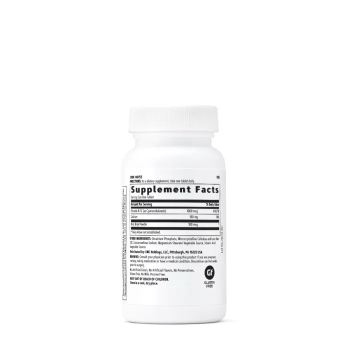 Gnc Vitamin B-12 1000 Mcg, Vitamina B-12, 30 Tb Gnc Vitamin B-12 1000 Mcg, Vitamina B-12, 30 Tb