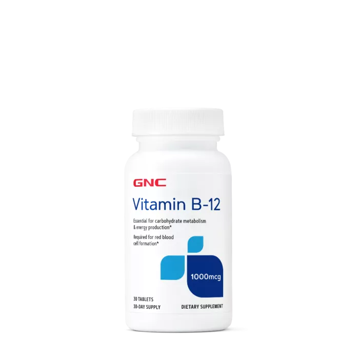 Gnc Vitamin B-12 1000 Mcg, Vitamina B-12, 30 Tb Gnc Vitamin B-12 1000 Mcg, Vitamina B-12, 30 Tb