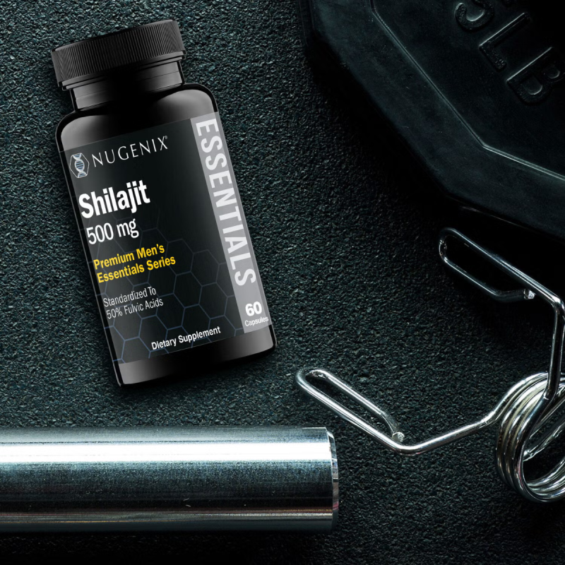 Nugenix Shilajit 500 Mg, Rasina Pura De Shilajit Din Himalaya, 60 Cps