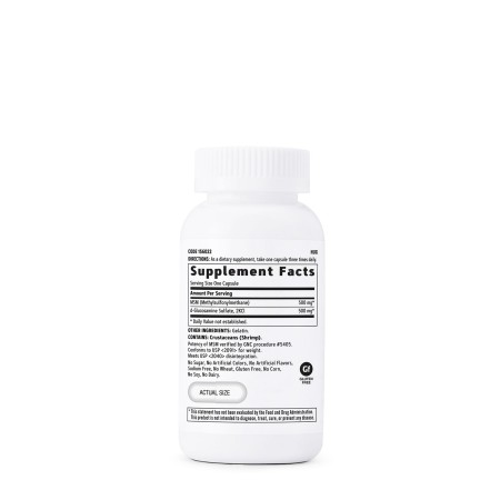 Msm si glucozamina 500 mg (90 cps), GNC Live Well