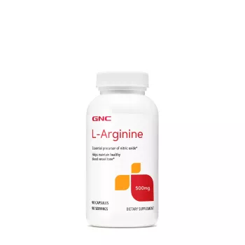 Gnc L-arginine 500 Mg, L-arginina, 90 Cps